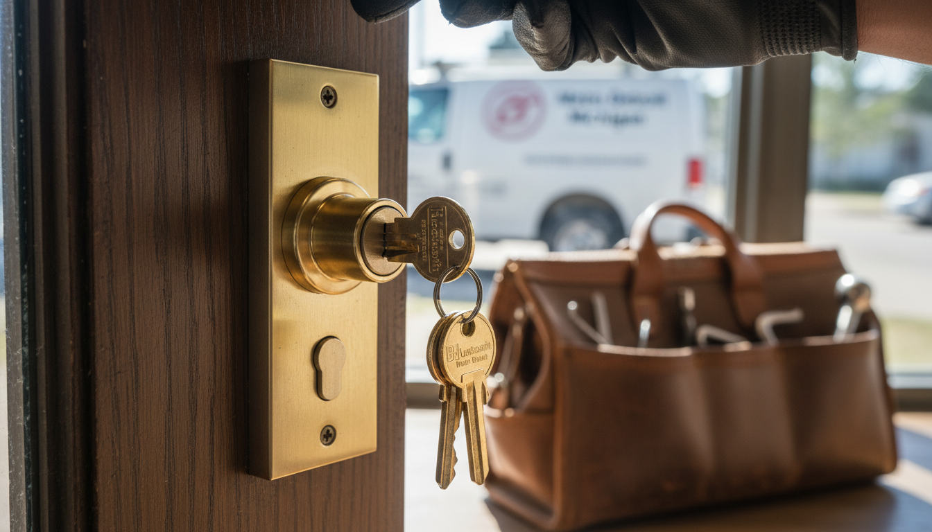 Commercial mortise lock service — BH Locksmith Metro Detroit, Metro Detroit, MI