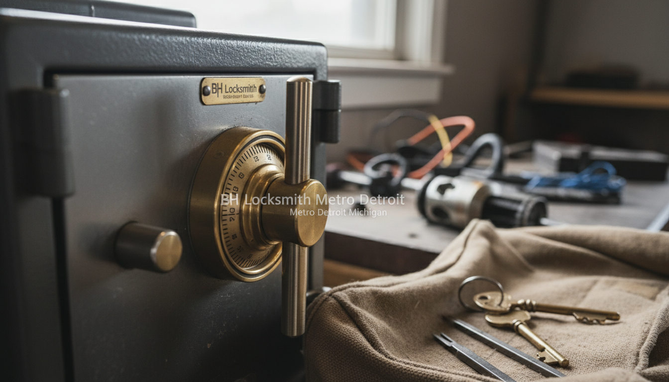 Commercial safe service — BH Locksmith Metro Detroit, Metro Detroit, MI