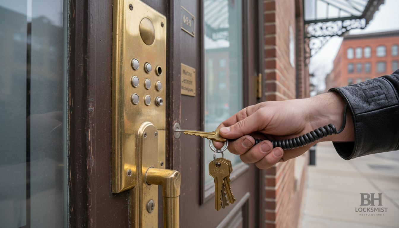 Condo entry intercom lock — BH Locksmith Metro Detroit, Metro Detroit, MI