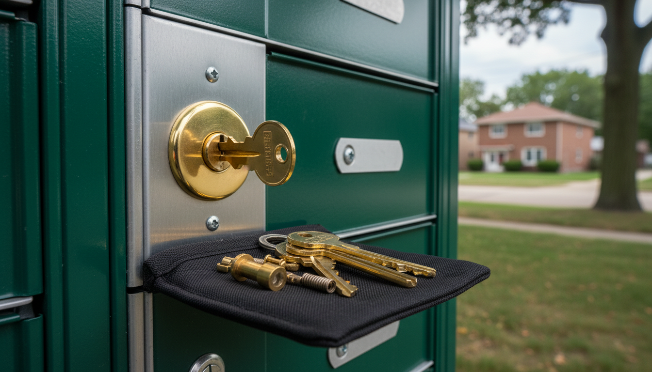 Mailbox lock replacement — BH Locksmith Metro Detroit, Metro Detroit, MI